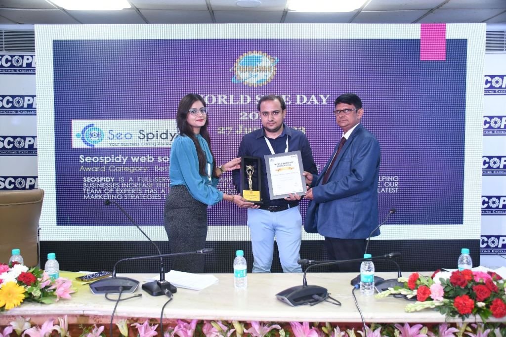 SEOSpidy team event and recognition moment